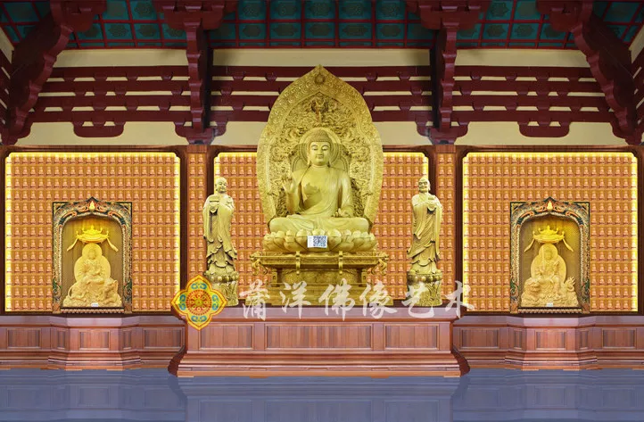 山东潍坊法云禅寺释迦牟尼佛5.2米