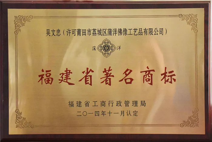 福建省著名商标